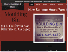 Tablet Screenshot of mouldingbin.com